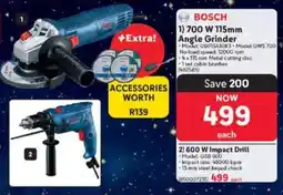 Makro BOSCH 700W Angle Grinder offer