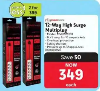 Makro Powerworx 12-Way High Surge Multiplug offer