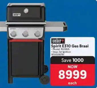 Makro Weber Spirit E310 Gas Braai offer