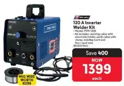 Makro PRO-MAX 120 A Inverter Welder Kit offer