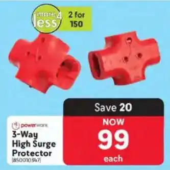 Makro Powerworx 3-Way High Surge Protector offer
