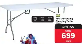 Makro Camp Master Folding Camping Table offer