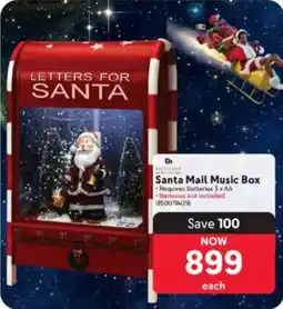Makro Santa Mail Music Box offer