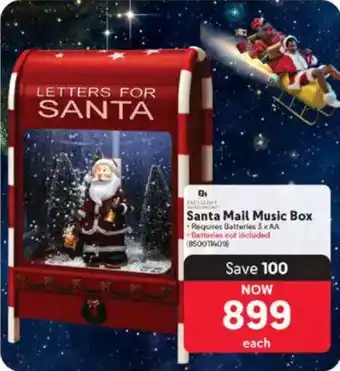 Makro Santa Mail Music Box offer
