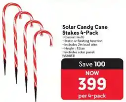 Makro Solar Candy Cane Stakes offer