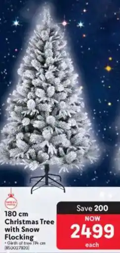 Makro Christmas Tree with Snow Flocking offer