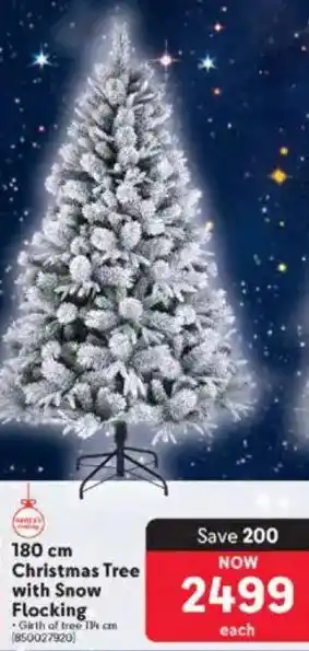 Makro Christmas Tree with Snow Flocking offer