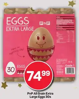 Pick n Pay Hypermarket PnP All Grain Extra Large Eggs offer