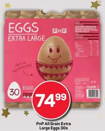 Pick n Pay Hypermarket PnP All Grain Extra Large Eggs offer
