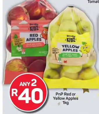 Pick n Pay Hypermarket PnP Red or Yellow Apples offer