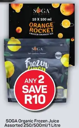 Pick n Pay Hypermarket SOGA Organic Frozen Juice Assorted offer