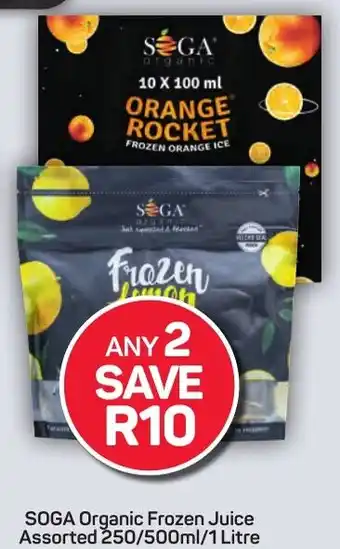 Pick n Pay Hypermarket SOGA Organic Frozen Juice Assorted offer