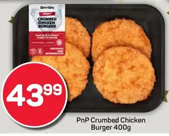 Pick n Pay Hypermarket PnP Crumbed Chicken Burger offer