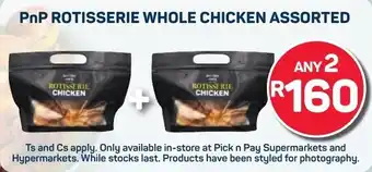 Pick n Pay Hypermarket Pnp rotisserie whole chicken assorted offer