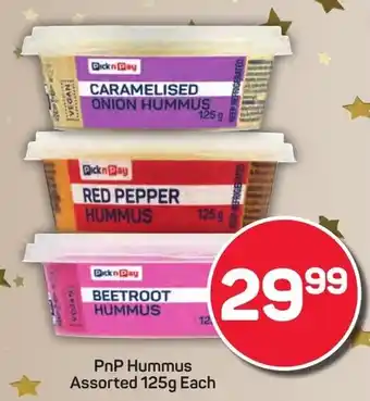 Pick n Pay Hypermarket PnP Hummus Assorted offer