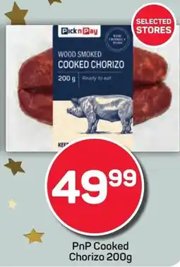 Pick n Pay Hypermarket PnP Cooked Chorizo offer