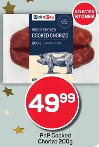 Pick n Pay Hypermarket PnP Cooked Chorizo offer