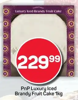 Pick n Pay Hypermarket PnP Luxury Iced Brandy Fruit Cake offer