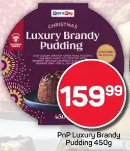 Pick n Pay Hypermarket PnP Luxury Brandy Pudding offer