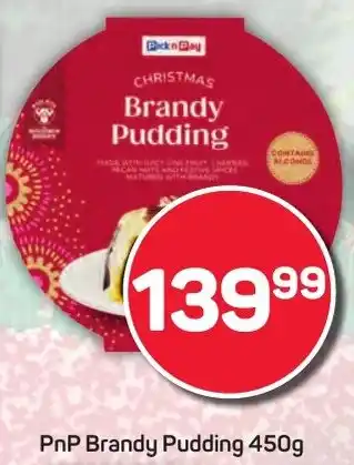 Pick n Pay Hypermarket PnP Brandy Pudding offer