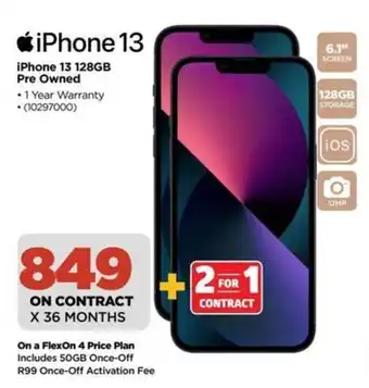 HiFi Corp iPhone 13 128GB Pre Owned offer