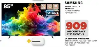 HiFi Corp SAMSUNG 85-inch QLED TV 4K-85Q7F offer