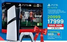 Incredible Connection PS5 Pro + Ea Fc 26 offer