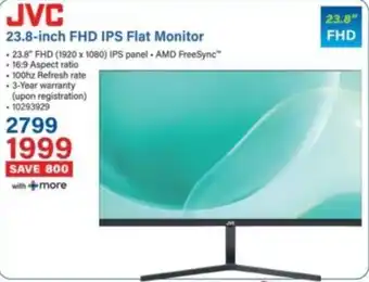 Incredible Connection JVC 23.8-inch FHD IPS Flat Monitor offer