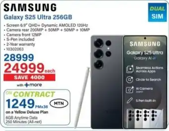 Incredible Connection SAMSUNG Galaxy S25 Ultra 256GB offer