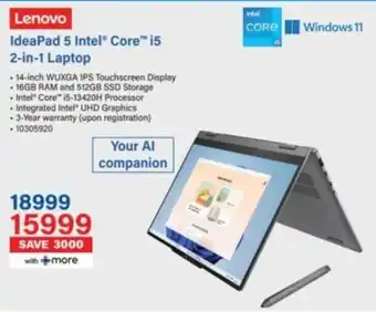 Incredible Connection Lenovo IdeaPad 5 Intel Core i5 2-in-1 Laptop offer