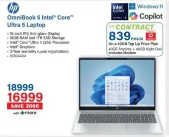 Incredible Connection HP OmniBook 5 Intel Core Ultra 5 Laptop offer