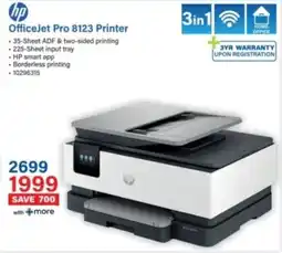 Incredible Connection HP OfficeJet Pro 8123 Printer offer