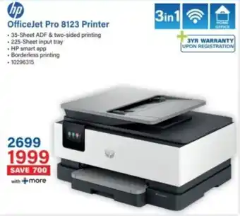 Incredible Connection HP OfficeJet Pro 8123 Printer offer