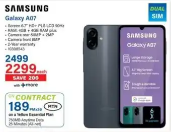 Incredible Connection SAMSUNG Galaxy A07 offer