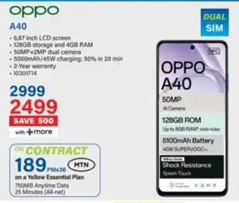 Incredible Connection Oppo A40 offer