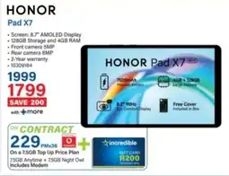 Incredible Connection Honor Pad X7 offer