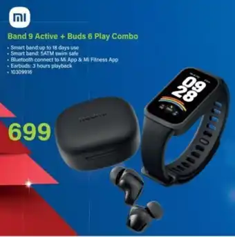 Incredible Connection Xiaomi Band 9 Active + Buds 6 Play Combo offer