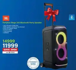 Incredible Connection JBL Partybox Stage 320 Bluetooth Party Speaker offer