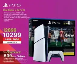 Incredible Connection PS5 Slim Digital + Ea Fc 26 offer