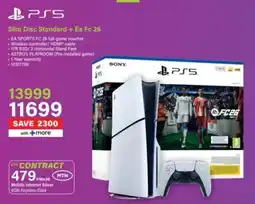 Incredible Connection PS5 Slim Disc Standard + Ea Fc 26 offer