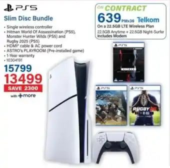 Incredible Connection PS5 Slim Disc Bundle offer