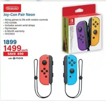 Incredible Connection Nintendo Joy-Con Pair Neon offer