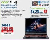 Incredible Connection Acer Nitro V16 Ryzen 7 RTX 5050 Laptop offer