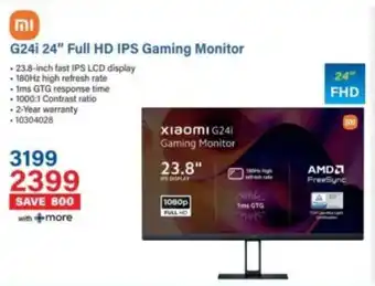 Incredible Connection Xiaomi G24i 24" Full HD IPS Gaming Monitor offer