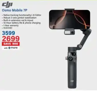 Incredible Connection Dji Osmo Mobile 7P offer