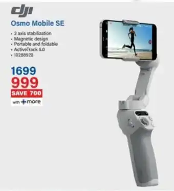 Incredible Connection Dji Osmo Mobile SE offer