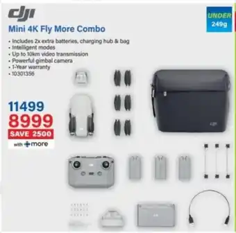 Incredible Connection Dji Mini 4K Fly More Combo offer