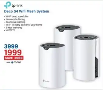 Incredible Connection Tp-link Deco S4 Wifi Mesh System offer