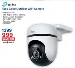 Incredible Connection Tp-link Tapo C500 Outdoor WiFi Camera offer