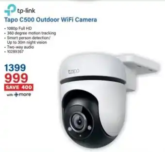 Incredible Connection Tp-link Tapo C500 Outdoor WiFi Camera offer